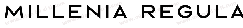 Millenia Regular字体转换